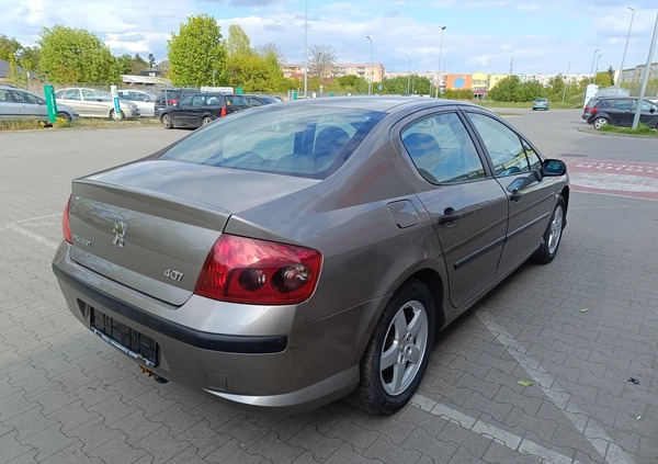 Peugeot 407 cena 9900 przebieg: 144652, rok produkcji 2004 z Dębno małe 352